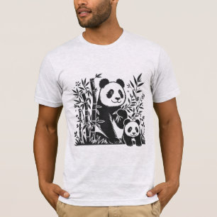 Funny Panda  T-Shirt