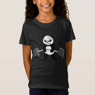 Funny Panda Workout  Kitten Gym Deadlift Power T-Shirt