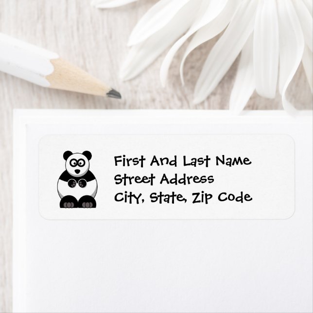 Funny Pandamonium Panda Cartoon, Cute Stress Pun (Insitu)