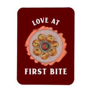 funny pani puri gol gappa magnet
