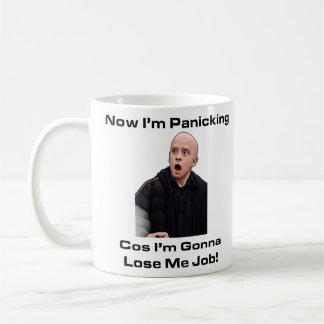 Funny Panic Mug Novelty Coffee Cup Work Humor Off