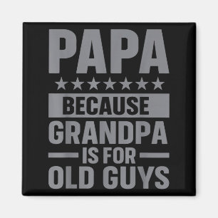 Funny Papa Art For Grandpa From Grandkids Father's Magnet