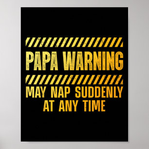 Funny Papa Art For Grandpa From Grandkids Fathers Poster