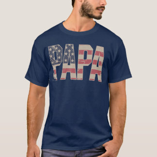 Funny Papa Art for Grandpa from Grandkids Fathers T-Shirt