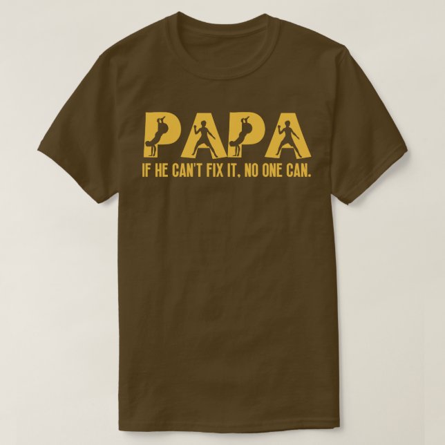 Funny Papa Birthday 5 T-Shirt (Design Front)