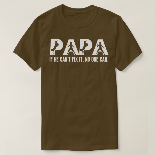 Funny Papa Birthday 7 T-Shirt (Design Front)