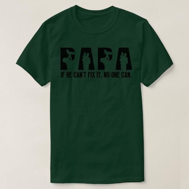 Funny Papa Birthday T-Shirt (Design Front)