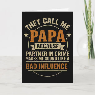 Funny Papa Grandpa Best Papa From Grandkids Papi F Card