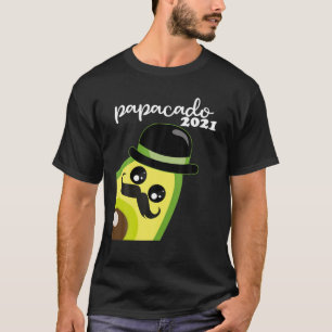 Funny Papacado 2021 For New Dad And Fathers Avocad T-Shirt