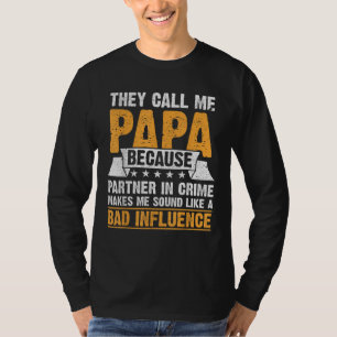 Funny PapaGrandpa Papi Papaw From Grandkids Papa T-Shirt