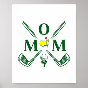 Funny Par Mom Golf Matching Golfing Quote Party Po Poster