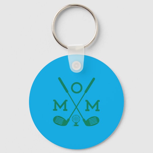 Funny Par Mum Golf Matching Golfing Quote Party Key Ring (Front)