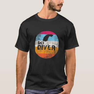 Funny Parachute Retro I Skydiver Tandem Jump Skydi T-Shirt