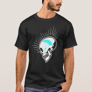 Funny Parachute Skull I Skydiver Tandem Jump Skydi T-Shirt