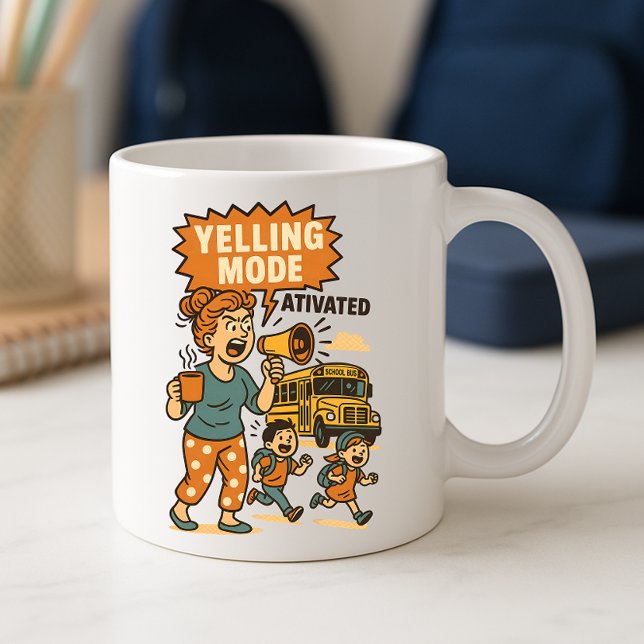 Funny Parent Mug; Fun Parents Morning School Run  Coffee Mug (Creator Uploaded)