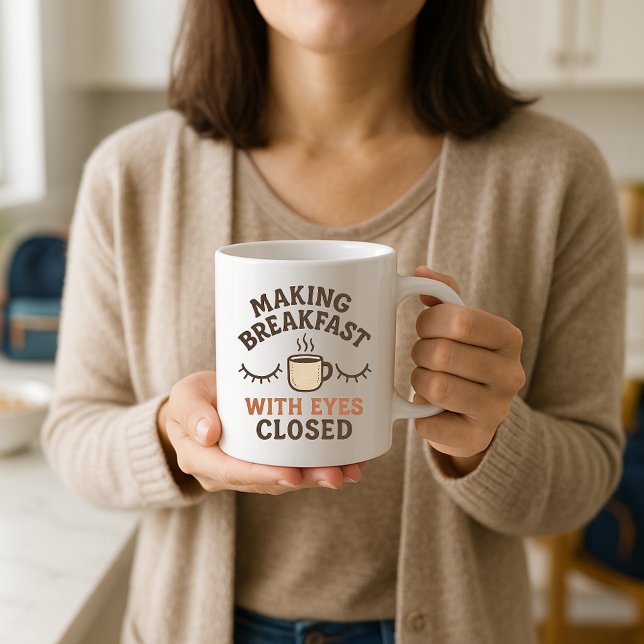 Funny Parent Mug; Making Breakfast Parent Coffee Mug (Creator Uploaded)