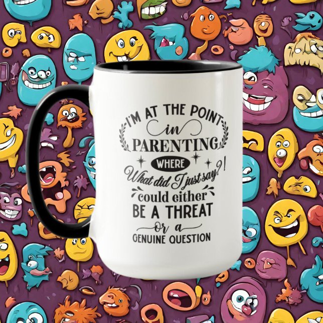 funny parenting word art mug (Creator Uploaded)