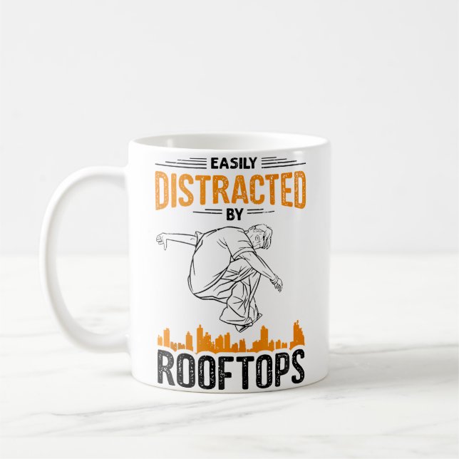 Funny Parkour Obstacle Course Design For Parkour L Coffee Mug (Left)