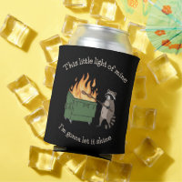 Funny Parody Dumpster Fire Racoon Mental Health