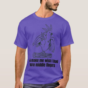 Funny Parrot Cockatoo Inappropriate Premium T-Shirt