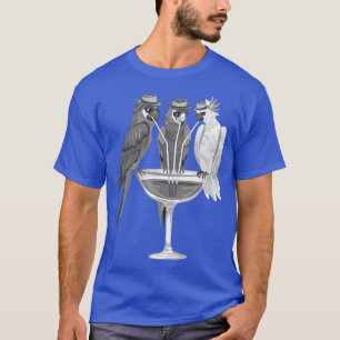 Funny Parrot Hawaiian Margarita Gift For Men T-Shirt