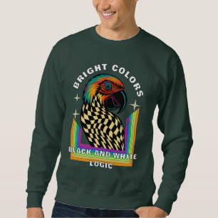 funny parrot sweatshirt