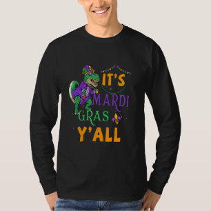 Funny Party Idea Flamingo Mardi Gras 1 T-Shirt