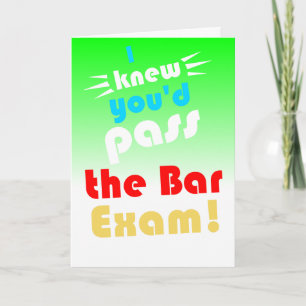 funny pass the bar exam card