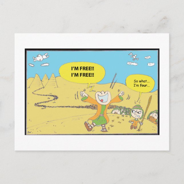 Funny Passover Greeting Card (Front)