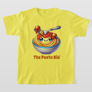 Funny pasta kid add text T-Shirt