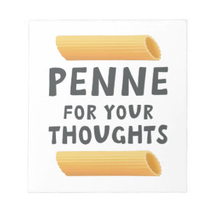 Funny Pasta Pun Notepad