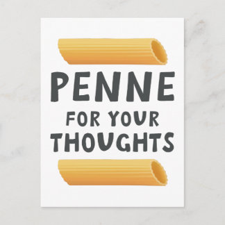 Funny Pasta Pun Postcard