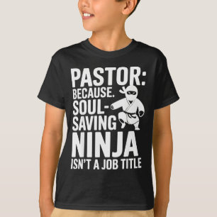 Funny Pastor Humor Christian Faith Leadership Joke T-Shirt