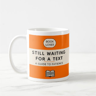 Funny Patience Title Retro Paperback Cover Orange Coffee Mug