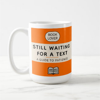 Funny Patience Title Retro Paperback Cover Orange Coffee Mug