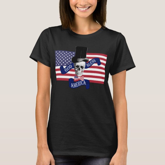 Funny patriotic american T-Shirt (Front)