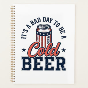 Funny Patriotic Cold Beer Vintage Vector Shirt Des Planner