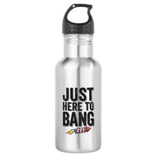 Funny Patriotic Firework Bang Vintage Shirt Design 532 Ml Water Bottle