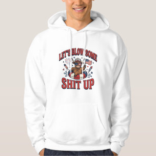 Funny Patriotic Highland Cow Fireworks Shirt (2)_1