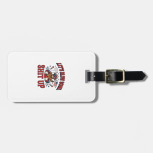 Funny Patriotic Highland Cow Fireworks Shirt (2)_1 Luggage Tag