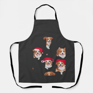 funny patterns christmas yule yuletide Classic T-S Apron
