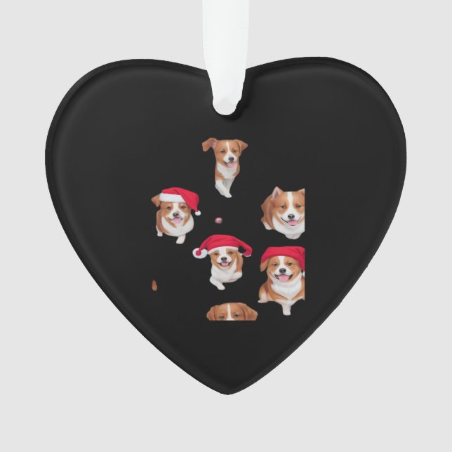 funny patterns christmas yule yuletide Classic T-S Ornament (Front)