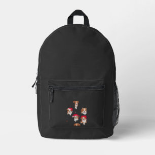 funny patterns christmas yule yuletide Classic T-S Printed Backpack