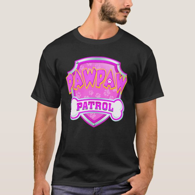 Funny Pawpaw Patrol Dog Mom, Dad For Men Women T-Shirt (Front)