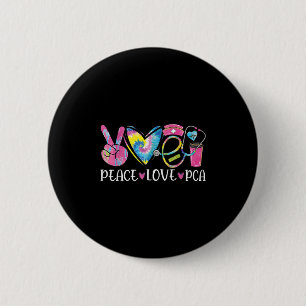 Funny Pca Design Women's Black, Multicolor Heart S 6 Cm Round Badge