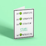Funny Pea Birthday  Card<br><div class="desc">“Hap-Pea Birthday”
Funny Pea customizable birthday card
Designed by CuppaTea Avery</div>