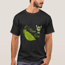 Funny Pea Shirt – Cute Veggie Graphic Tee