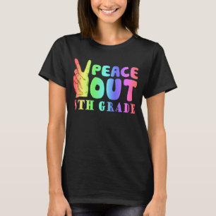 Funny Peace Out 8th Grade T-Shirt