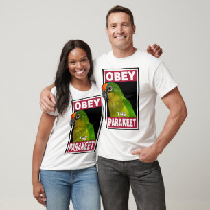 Funny Peach Fronted Parakeet - Bird Art T-Shirt