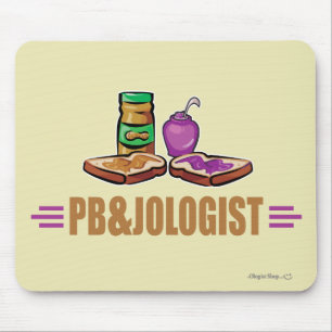 Funny Peanut Butter & Jelly Mouse Pad